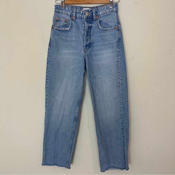 Zara High Rise Ankle Length Jeans - Picture 2 of 11
